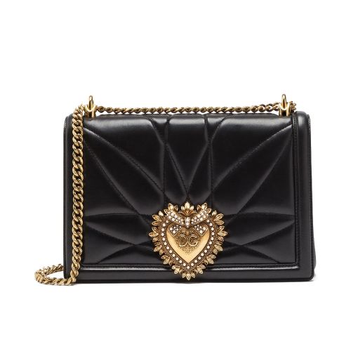 Dolce & Gabbana Large Devotion Bag in quilted nappa leather 