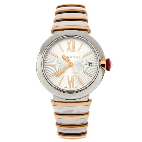 Lucea Automatic Watch Stainless Steel and 18k Red Gold 36