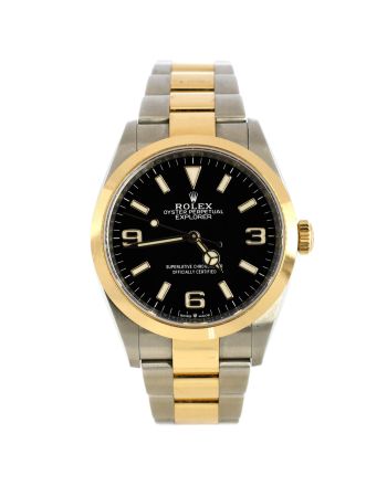 Oyster Perpetual Explorer Automatic Watch Stainless Steel and Yellow Gold 36