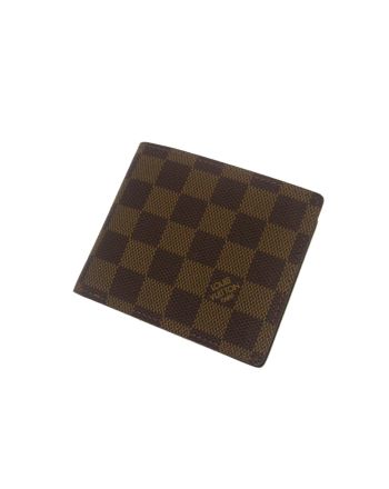 Louis Vuitton Damier Wallet N61720 Brown