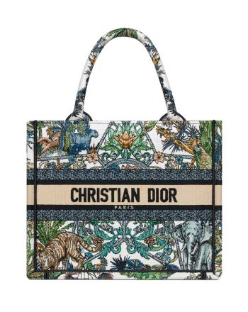 Christian Dior Small Dior Book Tote Green