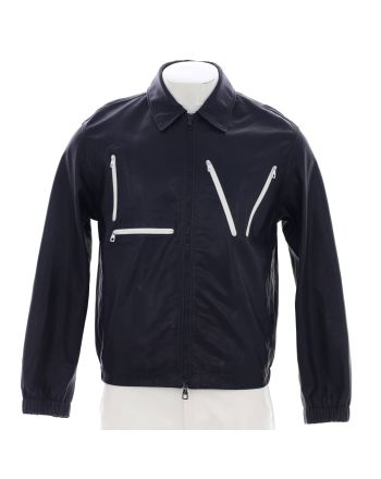 Men's LV Multi Zip Jacket Leather